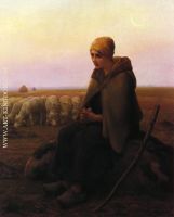 A Resting Shepherdess