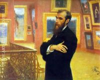 Portrait of Pavel Mikhailovich Tretyakov founder of the Gallery 