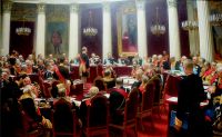 Formal Session of the State Council on May 7 1901 in honour of the 100th Anniversary of Its Founding detail 