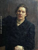 Portrait of writer Maxim Gorky Aleksei Maksimovich Peshkov 