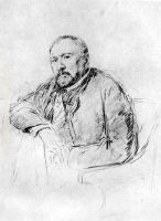 Portrait of writer Nikolai Semyonovich Leskov