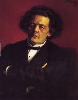 Portrait of the pianist conductor and composer Anton Grigorievich Rubinstein