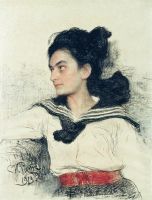 Portrait of Maria Osipovna Lowenfeld daughter of art collector O D Lowenfeld