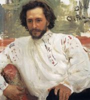 Portrait of writer Leonid Nikolayevich Andreyev