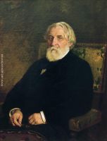 Portrait of writer Ivan Sergeyevich Turgenev 
