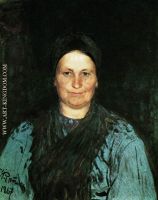 Portrait of Tatyana Stepanovna Repina the artist s mother