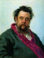 Portrait of the Composer Modest Petrovich Mussorgsky