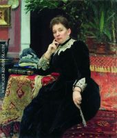 Portrait of the philanthropist Olga Sergeyevna Aleksandrova Heinz