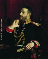 Portrait of poet Grand Prince Konstantin Konstantinovich Romanov