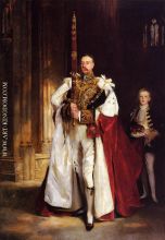 Charles Stewart Sixth Marquess of Londonderry Carrying the Great Sword of State at the Coronat