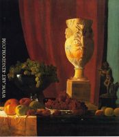 Fruit Vase and Statuette