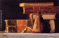 Still LIfe with Books and Inkwell 1