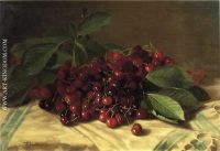 Cherries on a Tabletop