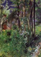 Woman in a Forest