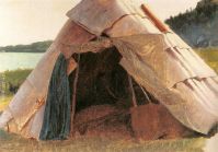 Ojibwe Wigwam at Grand Portage