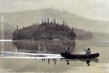 Two Men in a Canoe