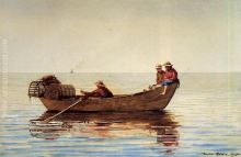 Three-Boys-in-a-Dory-with-Lobster-Pots