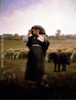 Shepherdess and her Flock