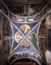 View of the chapel vaulting