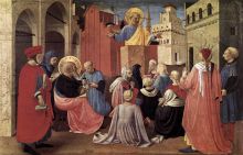 St Peter Preaching in the Presence of St Mark