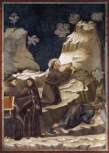 Legend of St Francis Miracle of the Spring Upper Basilique in Assise