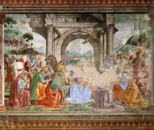 Domenico Ghirlandaio 06 Adoration of the Magi