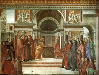 Domenico Ghirlandaio 10 the angel s announcement to Zaccaria