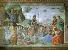 Domenico Ghirlandaio 15 Preaching of St John the Baptist
