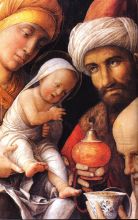 Adoration of the Magi detail  