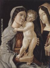 Virgin and Child with a holy 