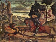 Vittore Carpaccio St George and the Dragon detail 3 