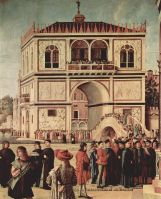 Vittore Carpaccio Return of the envoys to the homeland detail 2