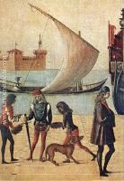 Vittore Carpaccio Arrival of the English Ambassadors detail 5 