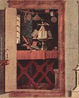 Vittore Carpaccio Vision of St Augustin detail 3 