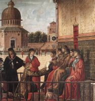 Vittore Carpaccio Arrival of the English Ambassadors detail 3 