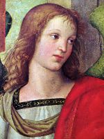 Angel 2 fragment of the Baronci Altarpiece 