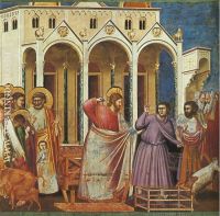 Giotto Scrovegni 27 Expulsion of the Money changers from the Temple