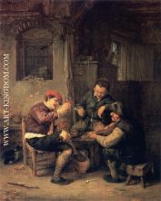 Three Peasants at an Inn