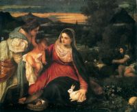 Madonna and Child with St Catherine and a Rabbit