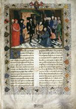 First page of the Chroniques de Hainaut