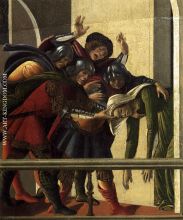 Sandro Botticelli The Story of Lucretia detail 2 