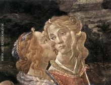 Sandro Botticelli Three Temptations of Christ detail 7 