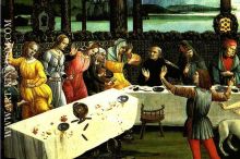 Sandro Botticelli The Story of Nastagio degli Onesti detail of the third episode 