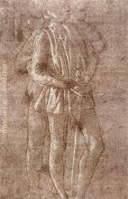 Study of two standing figures