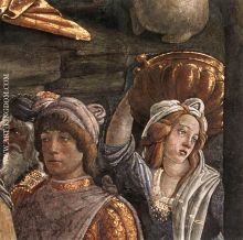 Sandro Botticelli The Trials and Calling of Moses detail 5 