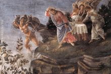 Sandro Botticelli Three Temptations of Christ detail 6 