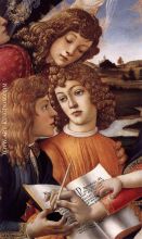 Sandro Botticelli Madonna del Magnificat detail 1 