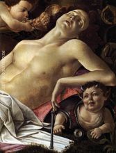 Sandro Botticelli Venus and Mars detail 