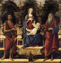 The Virgin and Child Enthroned Bardi Altarpiece 