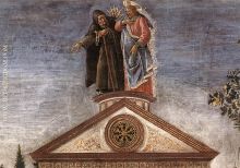 Sandro Botticelli Three Temptations of Christ detail 5 